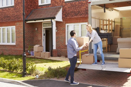 Professional movers handling flat removals in Gunnersbury