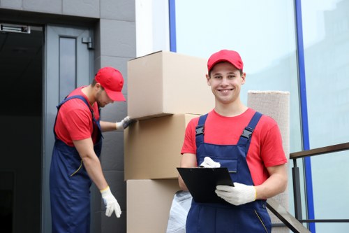 Professional removals service planning a move in Gunnersbury