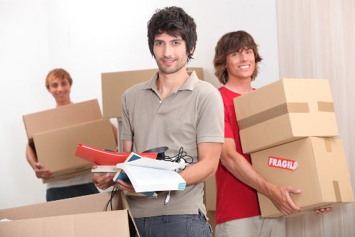 Mobile self storage unit delivered for convenient use in Gunnersbury