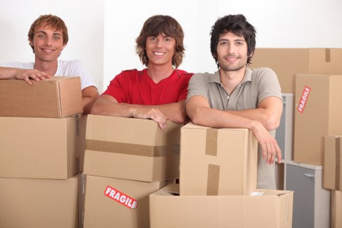 Business items stored safely in a Gunnersbury self storage unit