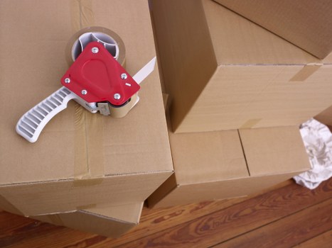 Organized household items stored safely in a Gunnersbury storage unit