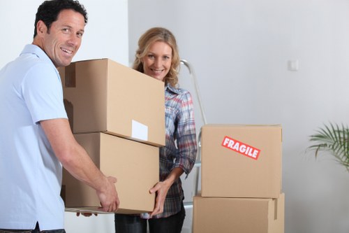 Careful loading of furniture for local removals in Gunnersbury