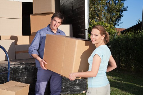 People using secure storage in Gunnersbury for household items